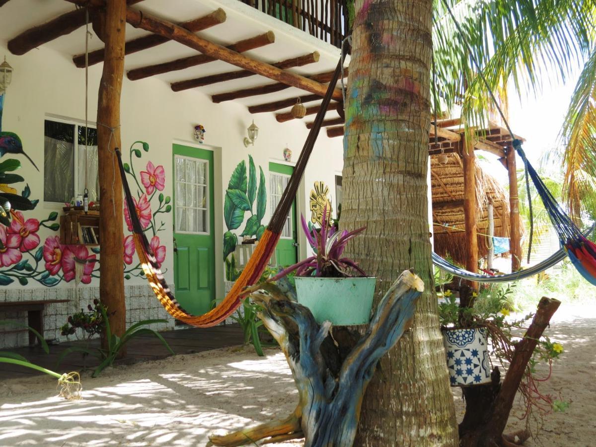 Art Maya Rooms Isla Holbox Exteriör bild